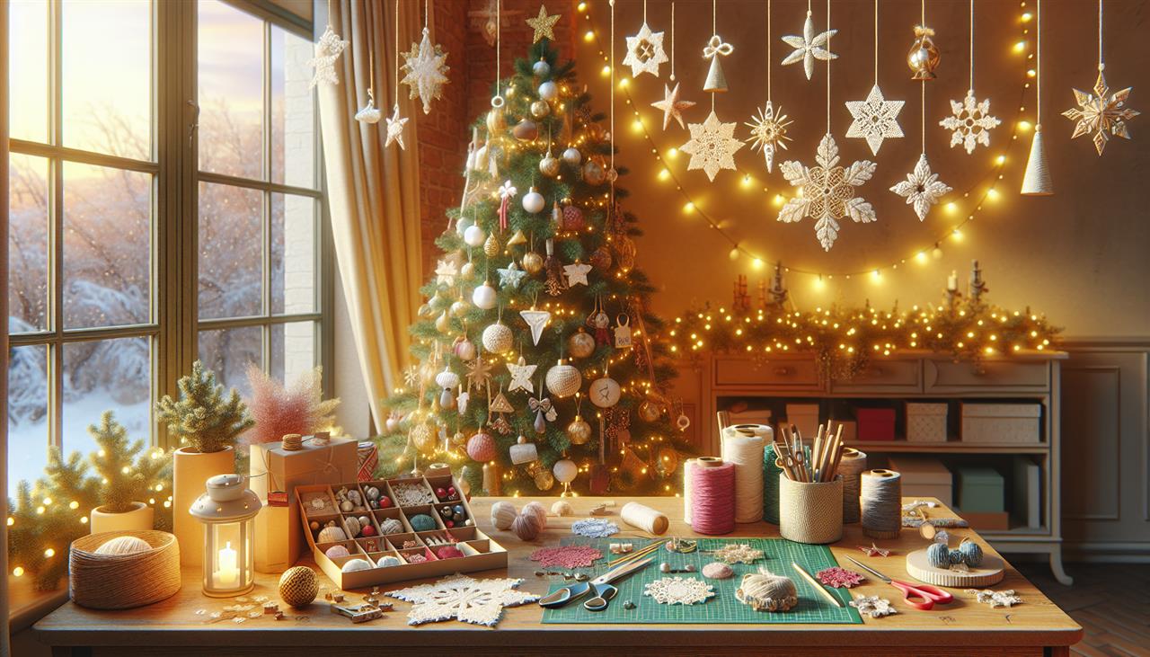 Hjemmelavet juletræspynt